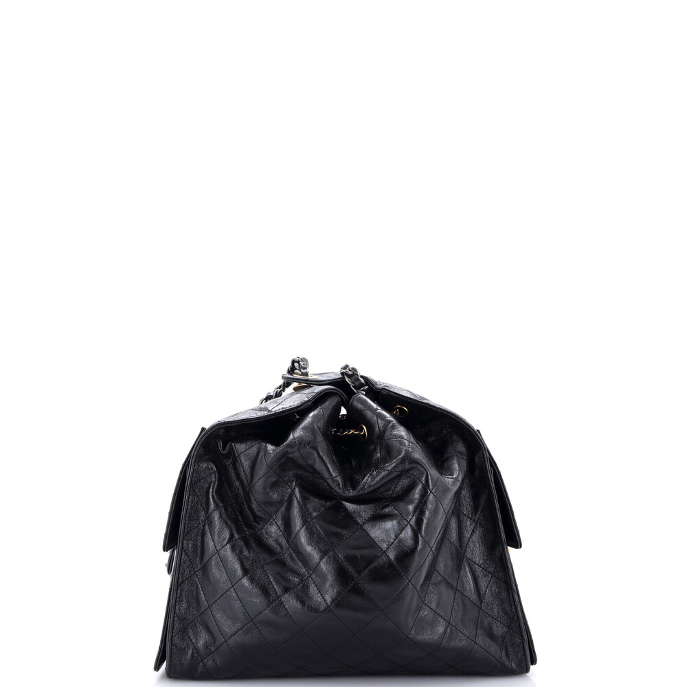Chanel Medium 25 Hobo Bag Quilted Shiny Crumpled Calfskin - Picture 3 of 5